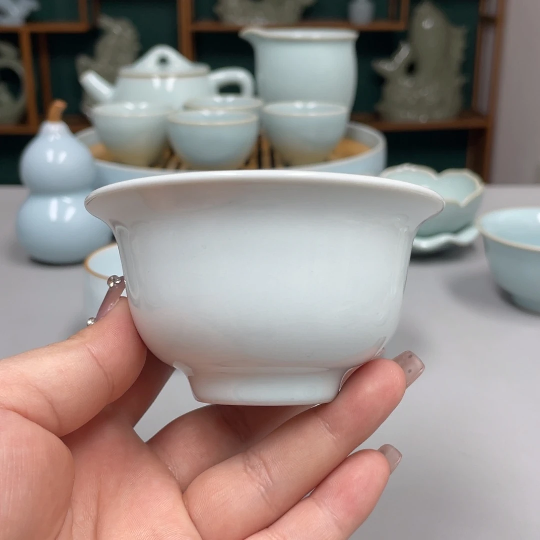 随***心瓷263号月白杯微瑕赵琳老师