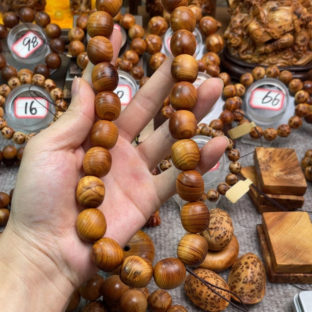 柏木（崖柏）瑕疵枣珠手持