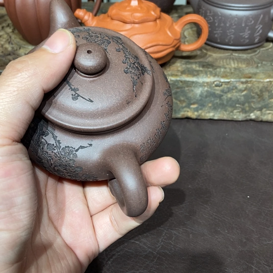 弗***西紫砂茶壶全手240容量