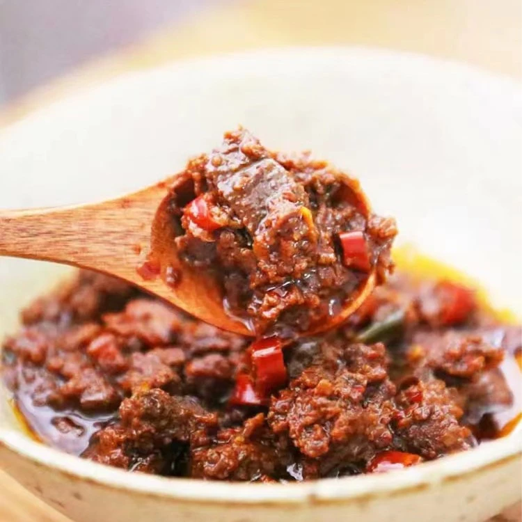 衢小柒50%以上牛肉颗粒鲜香牛肉酱