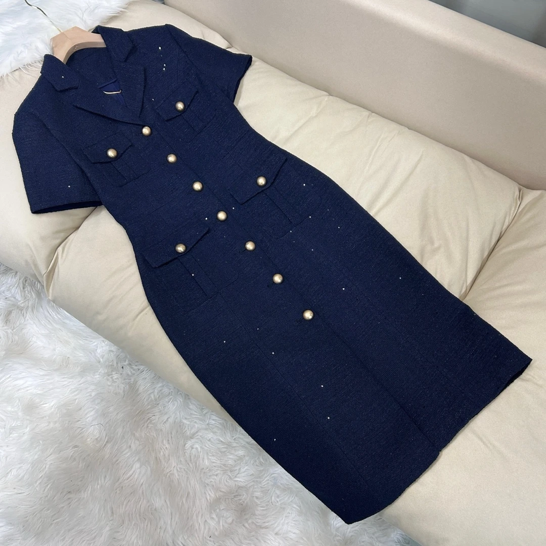 【破晓】高定系列 重工小香风连衣裙 70423