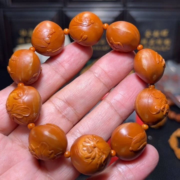 笑***仙橄榄核手串无相手串