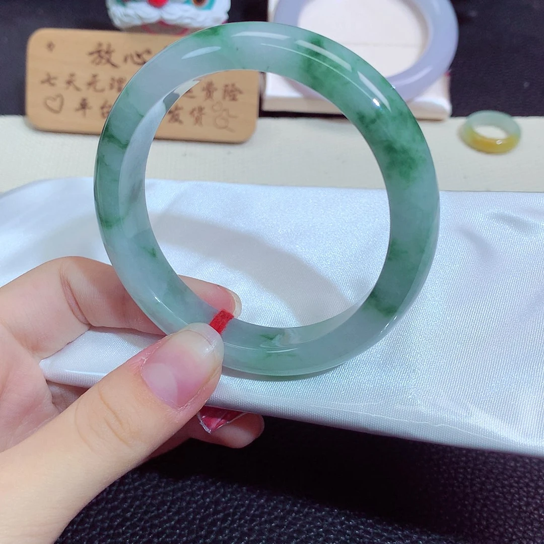 翡翠未镶嵌手镯1280