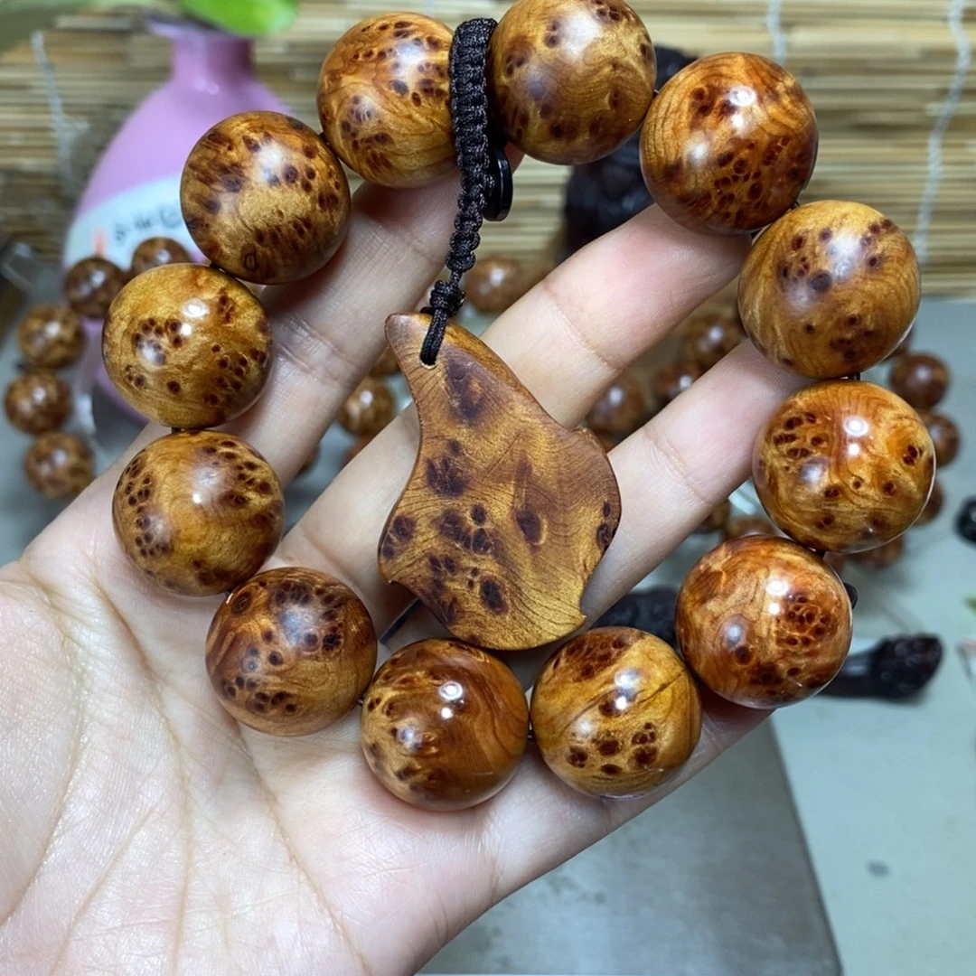 秋***雨手串/手链柏木（崖柏）