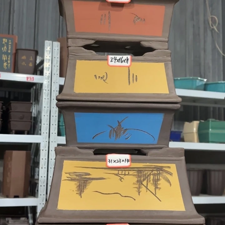 紫砂花盆             100-5