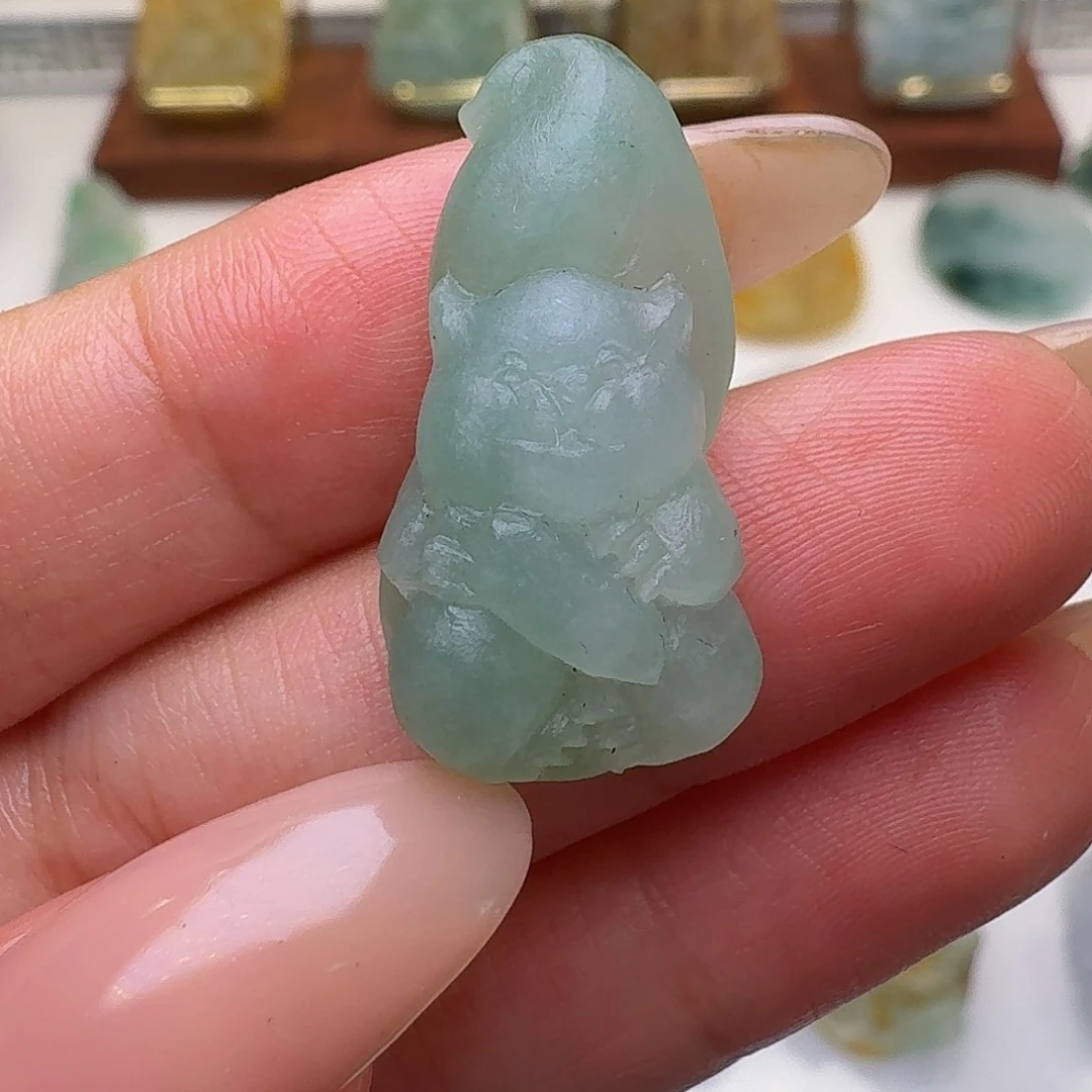 定制翡翠未镶嵌毛货