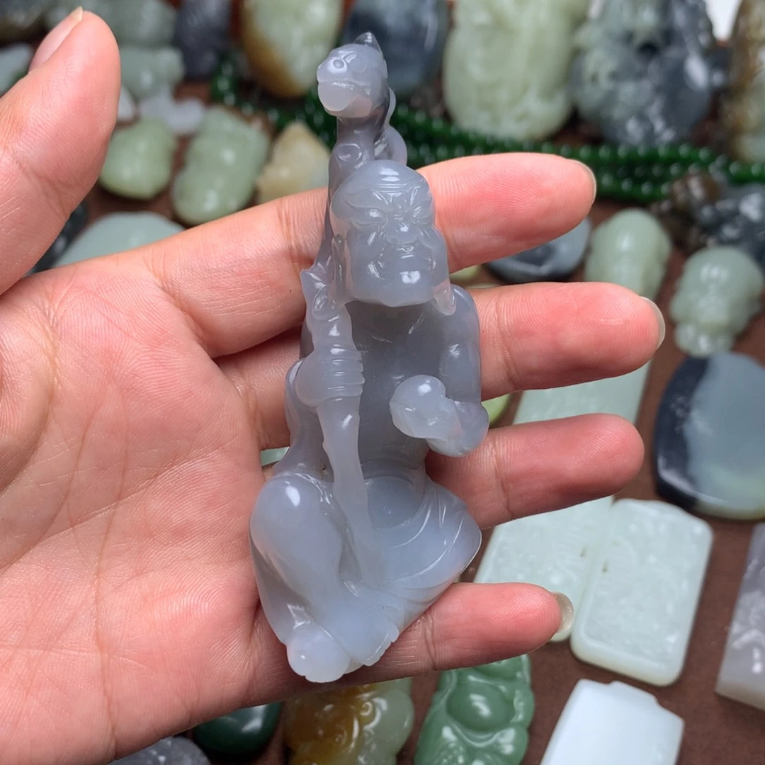 和田玉挂件未镶嵌准****功