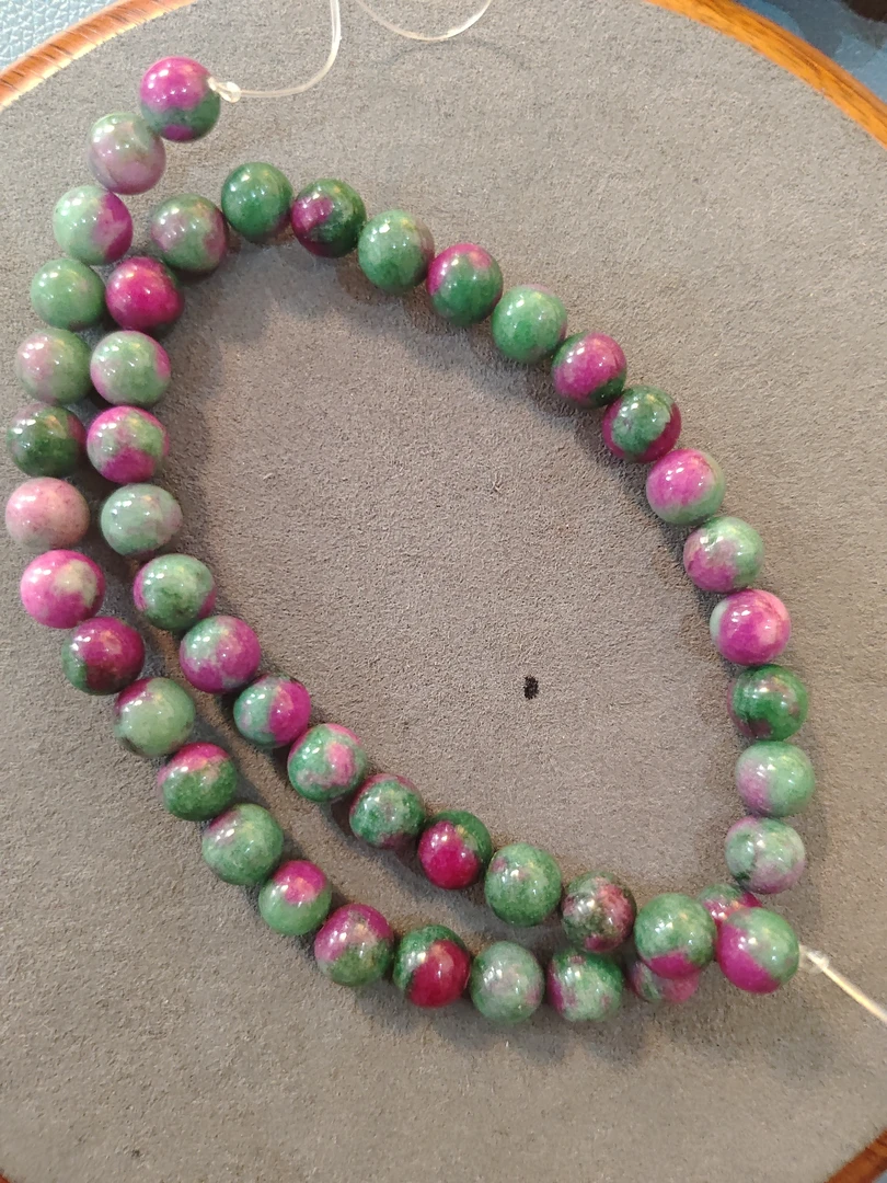 768号卡8mm红绿双色半成品链子