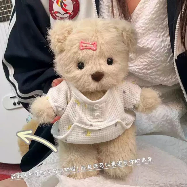 可爱小熊玩偶材料手工DIY可录音的送男生女生生日情侣520礼物