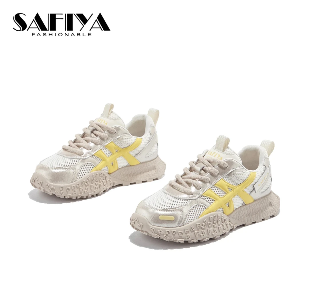 索菲娅Safiy2025夏季新款时尚休闲舒适透气轻便阿甘鞋SFD2111C71