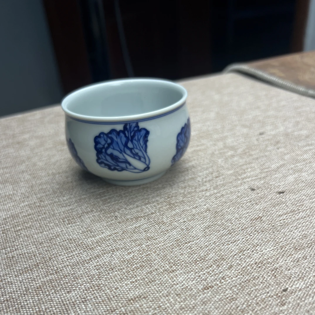 景德镇手工手绘白菜炉式杯