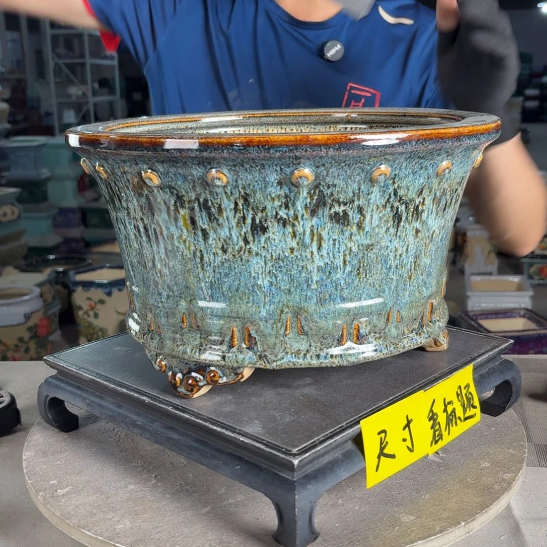 一风堂石湾花盆 内29^16微瑕