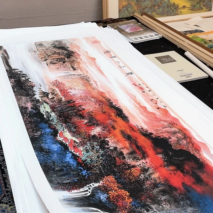 国画书画描金拓染金石传拓手写
