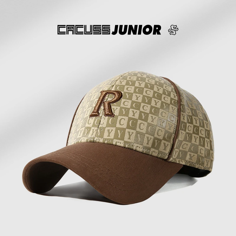 CACUSS夏季棒球帽子女2024新品时尚鸭舌帽男潮牌遮阳帽子女显脸小