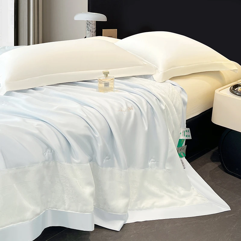 墨馨！薇薇  水光夏凉被 天丝莱赛尔夏被夏天丝滑裸睡空调被