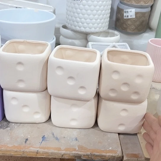 多肉绿植陶瓷花盆9.9包邮