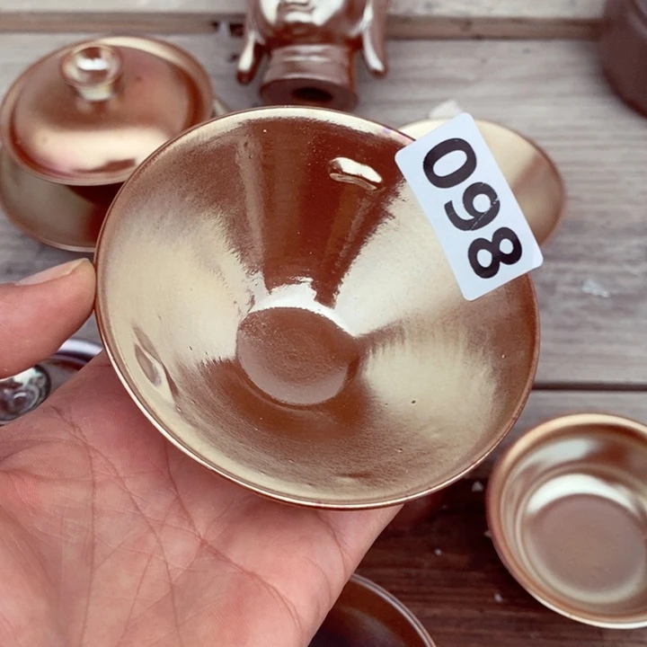 柴烧茶具陶瓷杯子