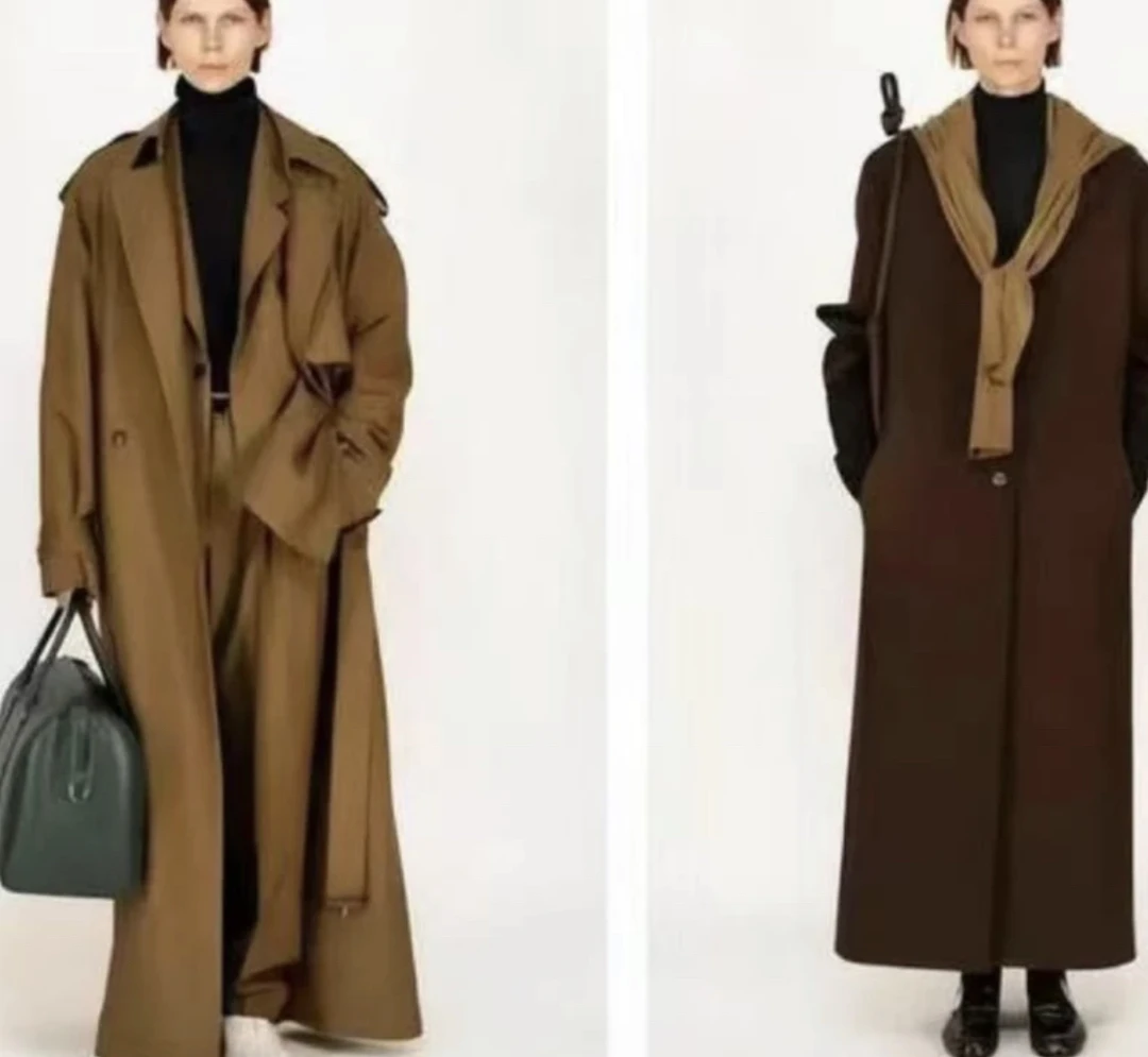 1401-1450法式轻长裤长款早春新款气质百搭