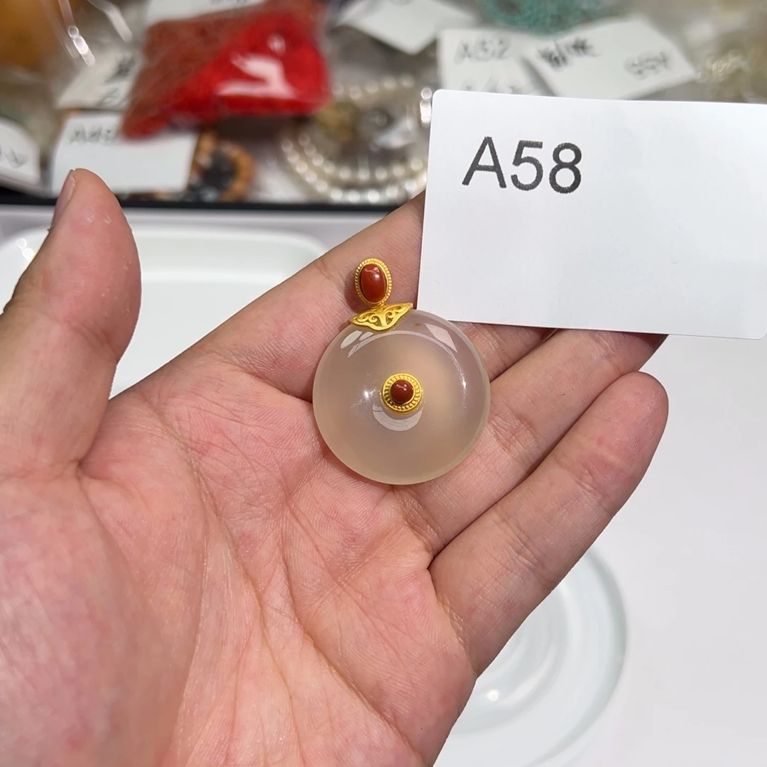 未镶嵌水晶珠宝半成品A58