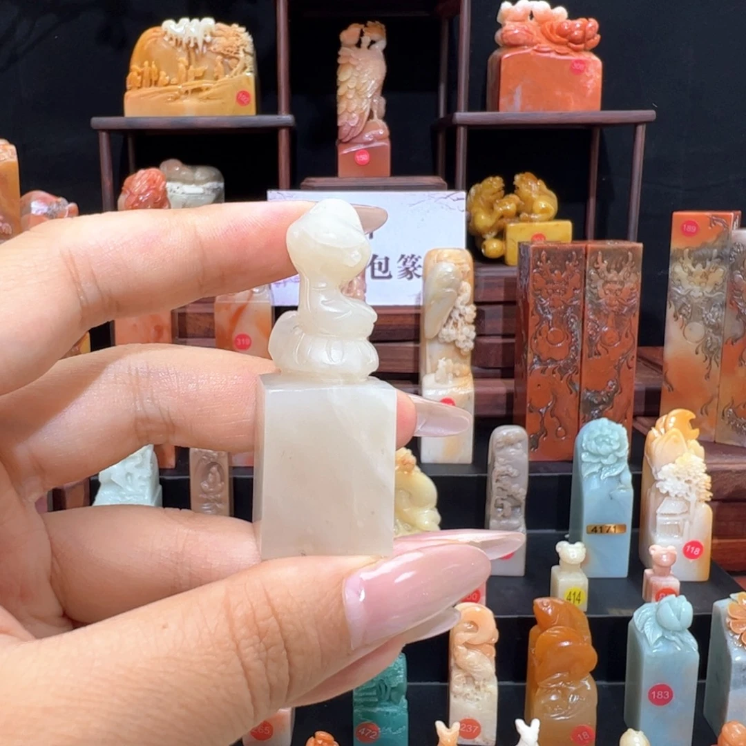 石***3昌化石印石手工制作