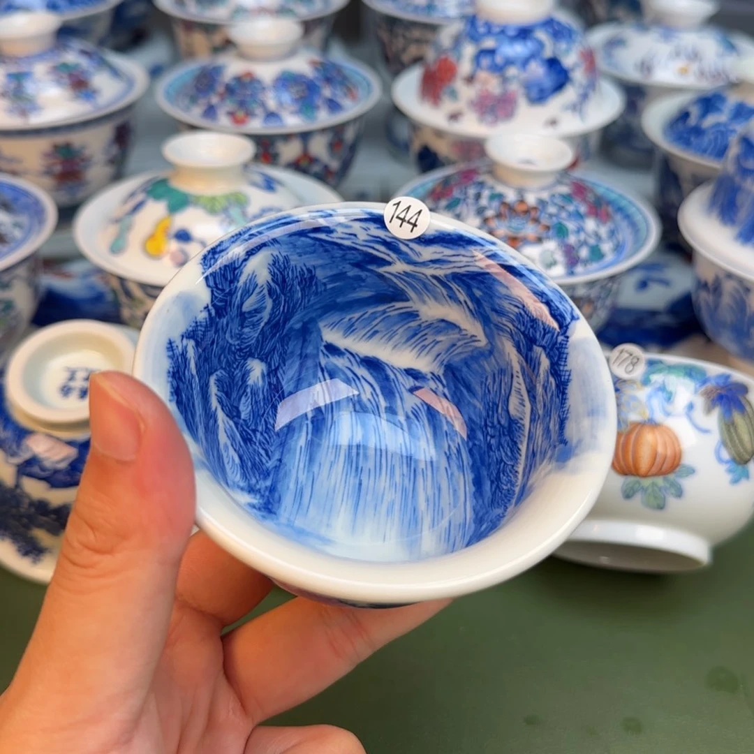 彦祖纯手工手绘茶具144