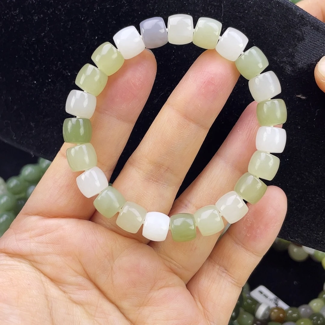 和田玉未镶嵌手链