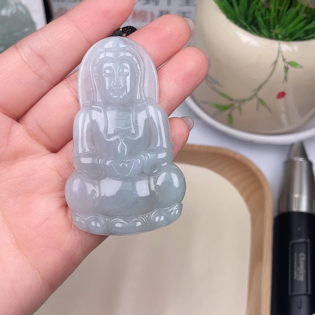 翡翠未镶嵌颈饰zc166