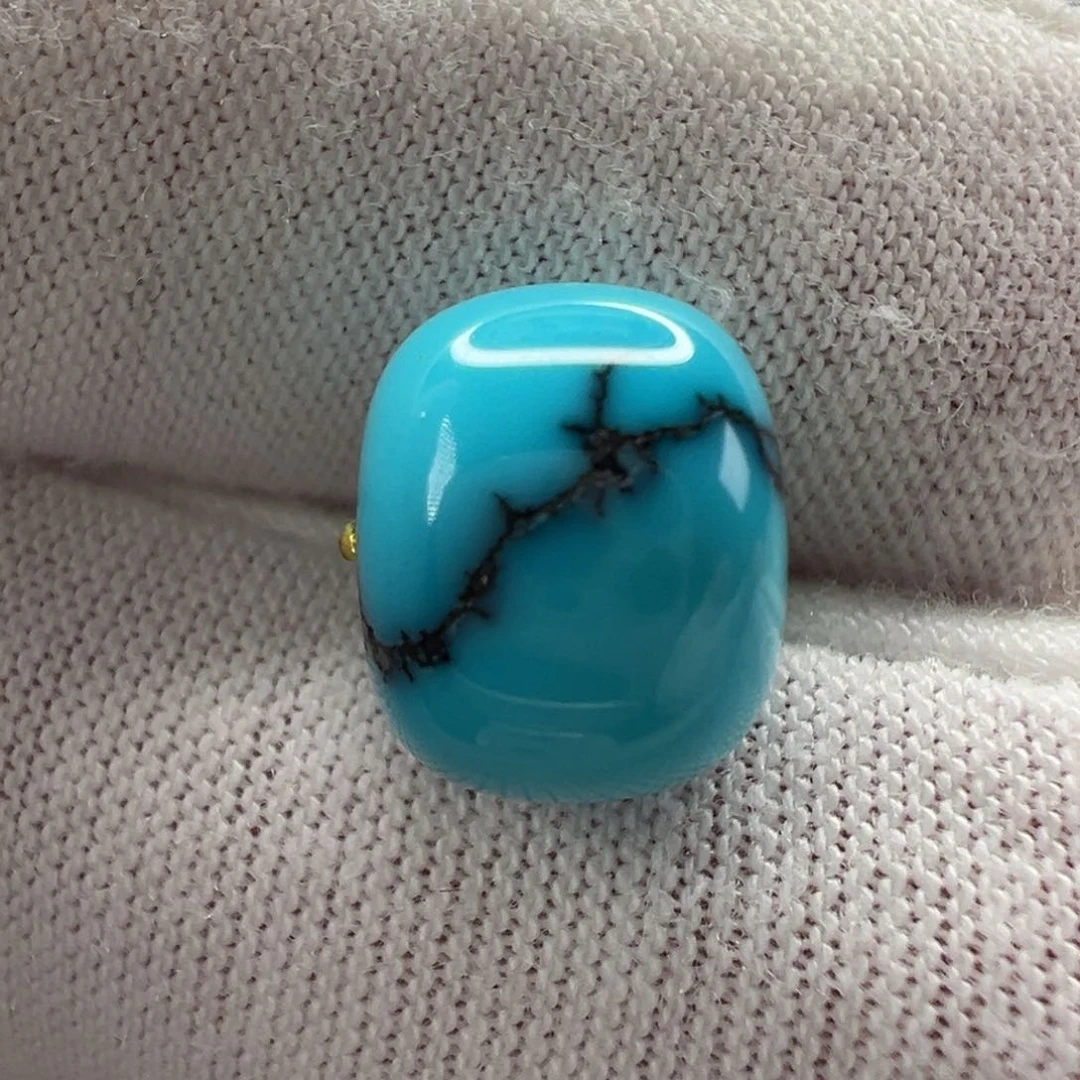 绿松石未镶嵌老型珠10.5