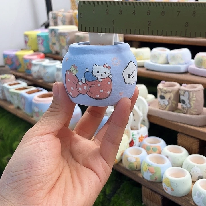 20…….手工手绘花盆