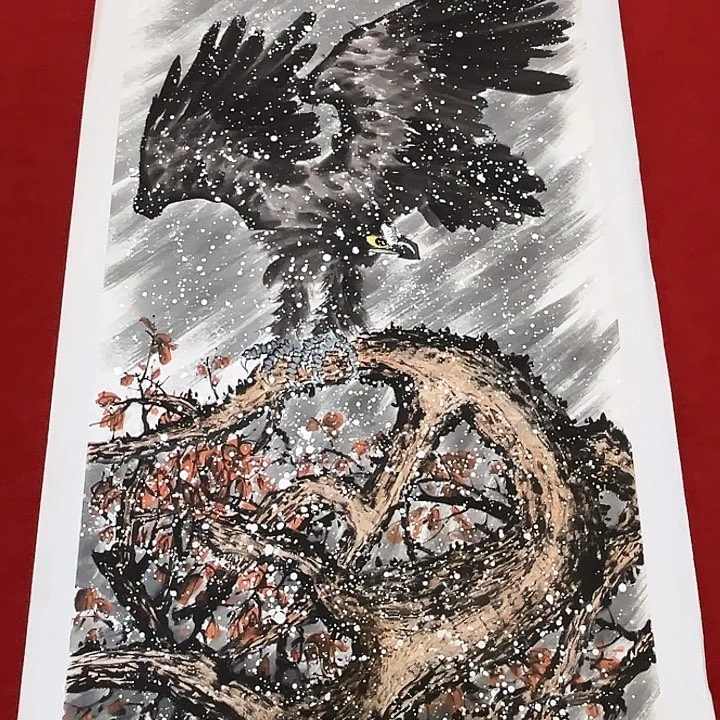国画手绘国画作品