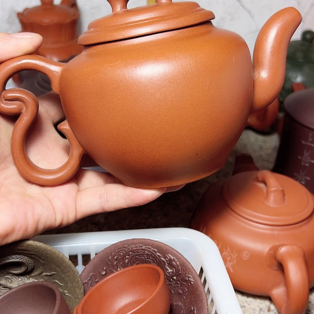 宜兴原矿紫砂壶全手工制作