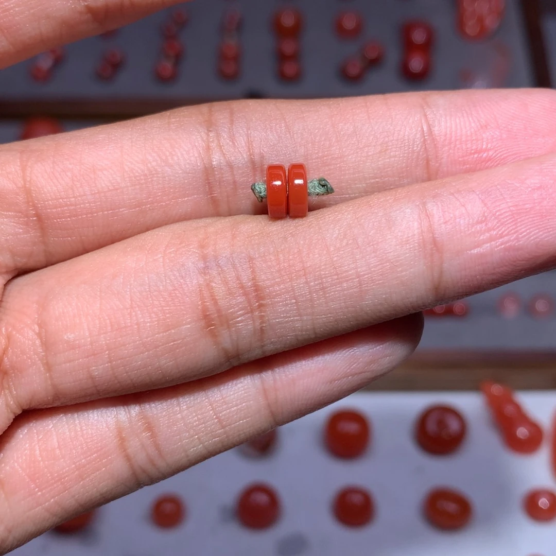 南红玛瑙药片6.2×2.3未镶嵌