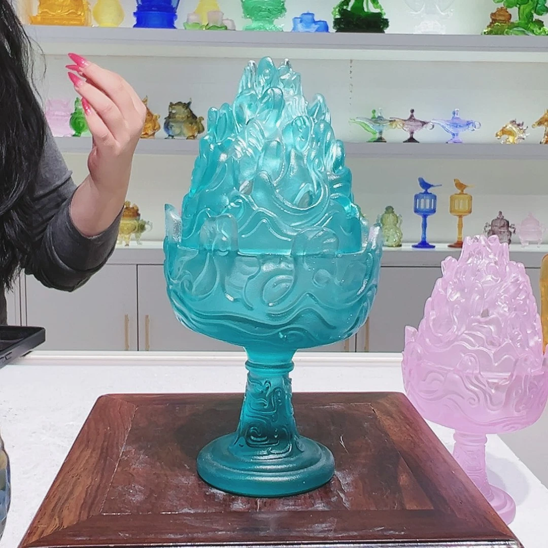 【闪购商品】手工艺品琉璃博山炉小号