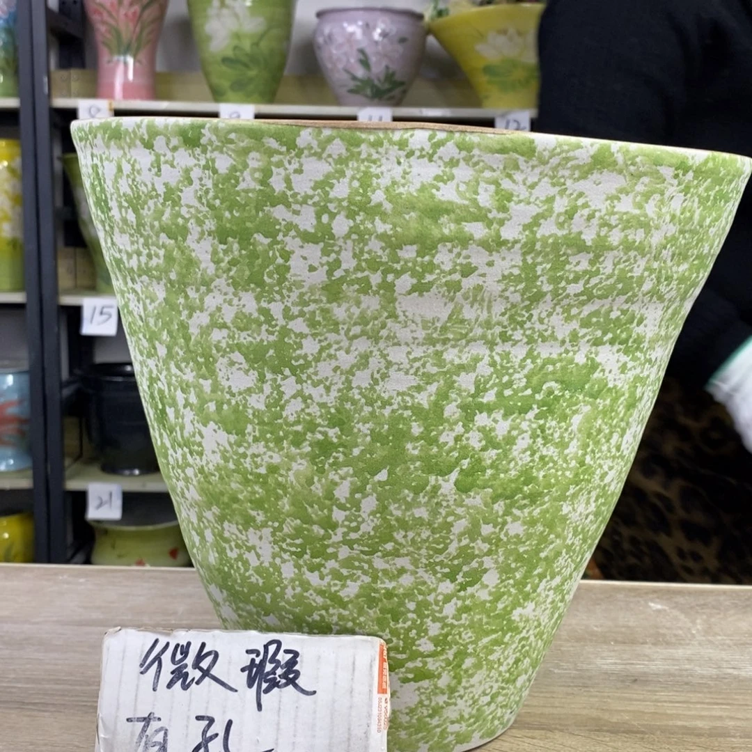 景德镇手工手绘陶瓷花盆