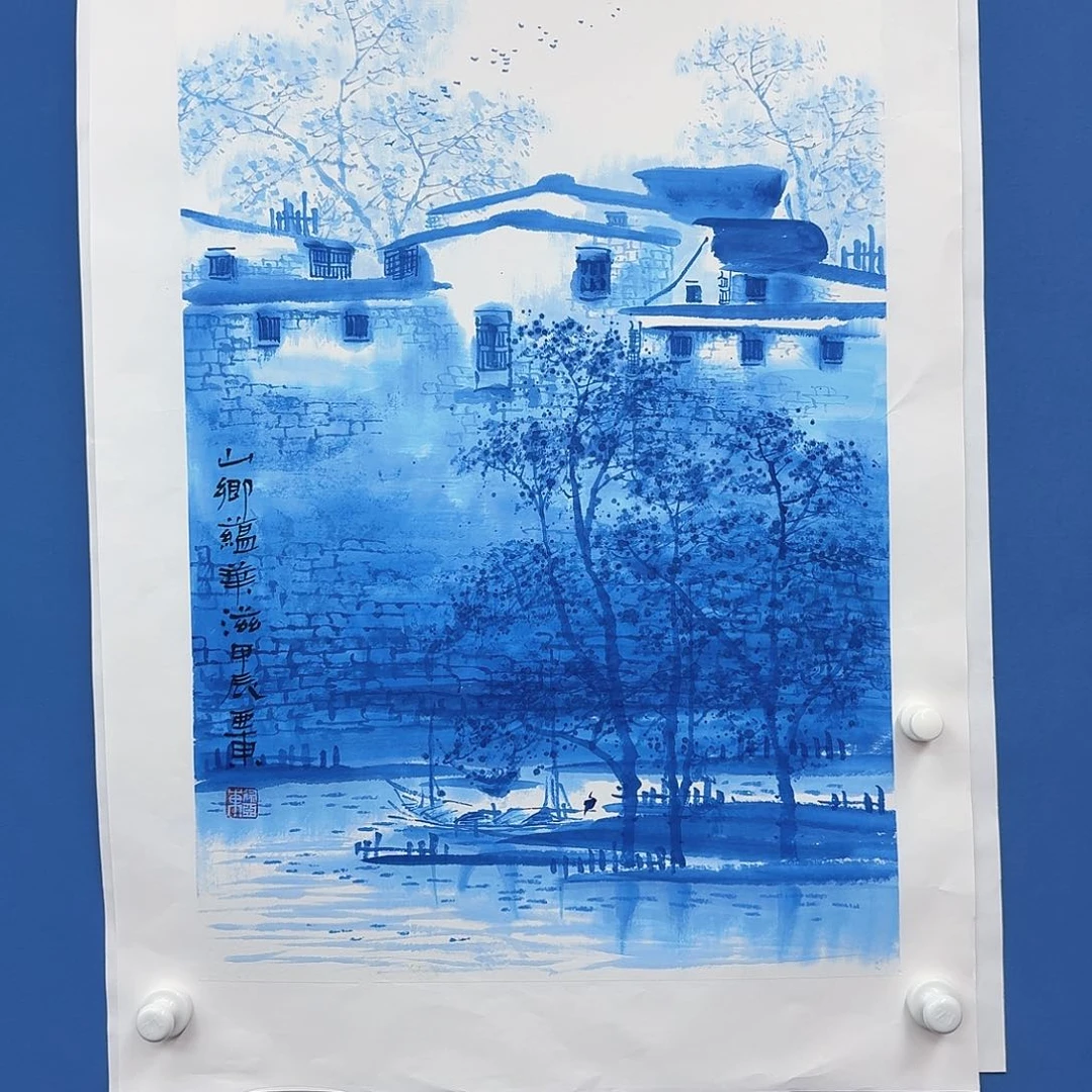 国画多次参加国内外大型展览交流