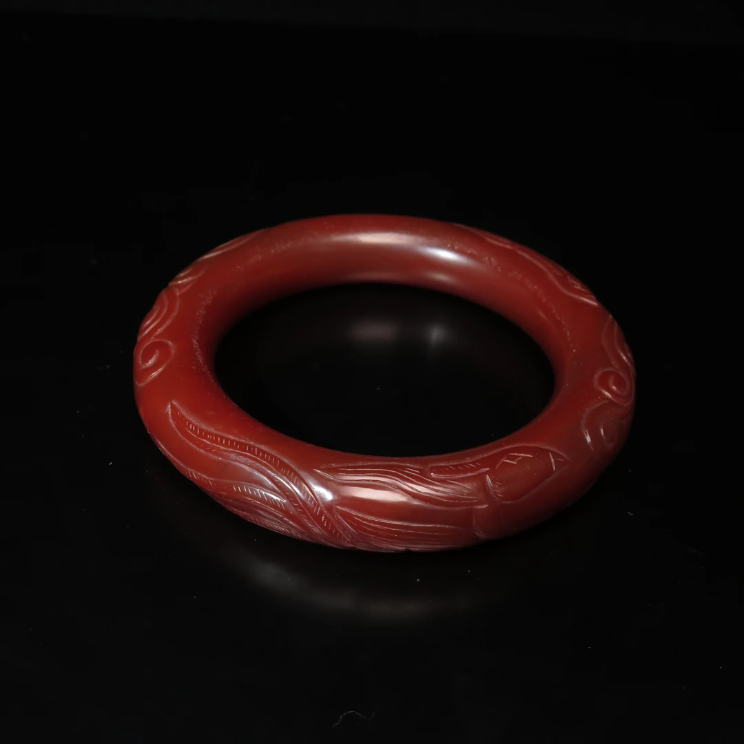 晚清民国玛瑙镯/MZ021756/玛瑙/民族文物