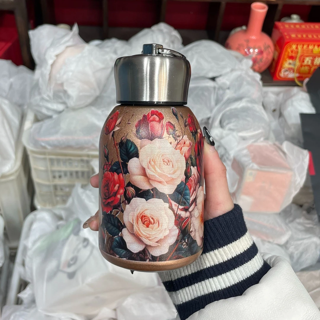 【闪购链接】ys667牡丹保温杯