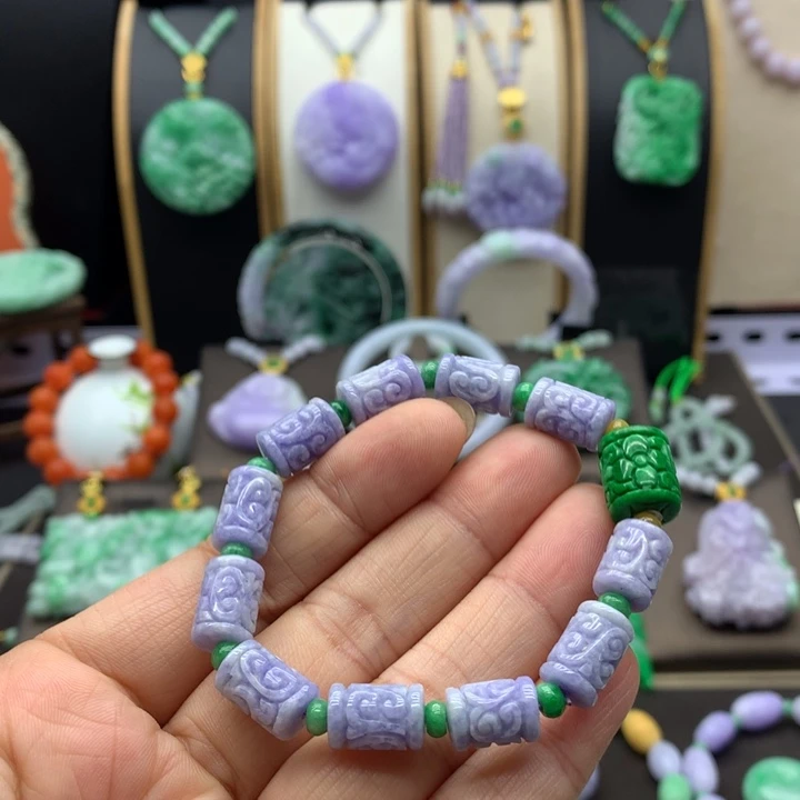 翡翠未镶嵌手链翡翠手链