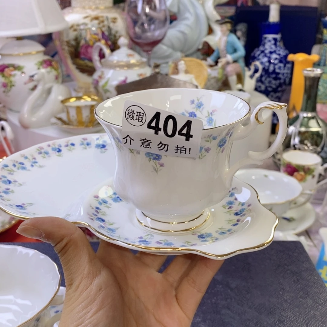 优**子瓷器欧瓷咖啡杯水晶杯