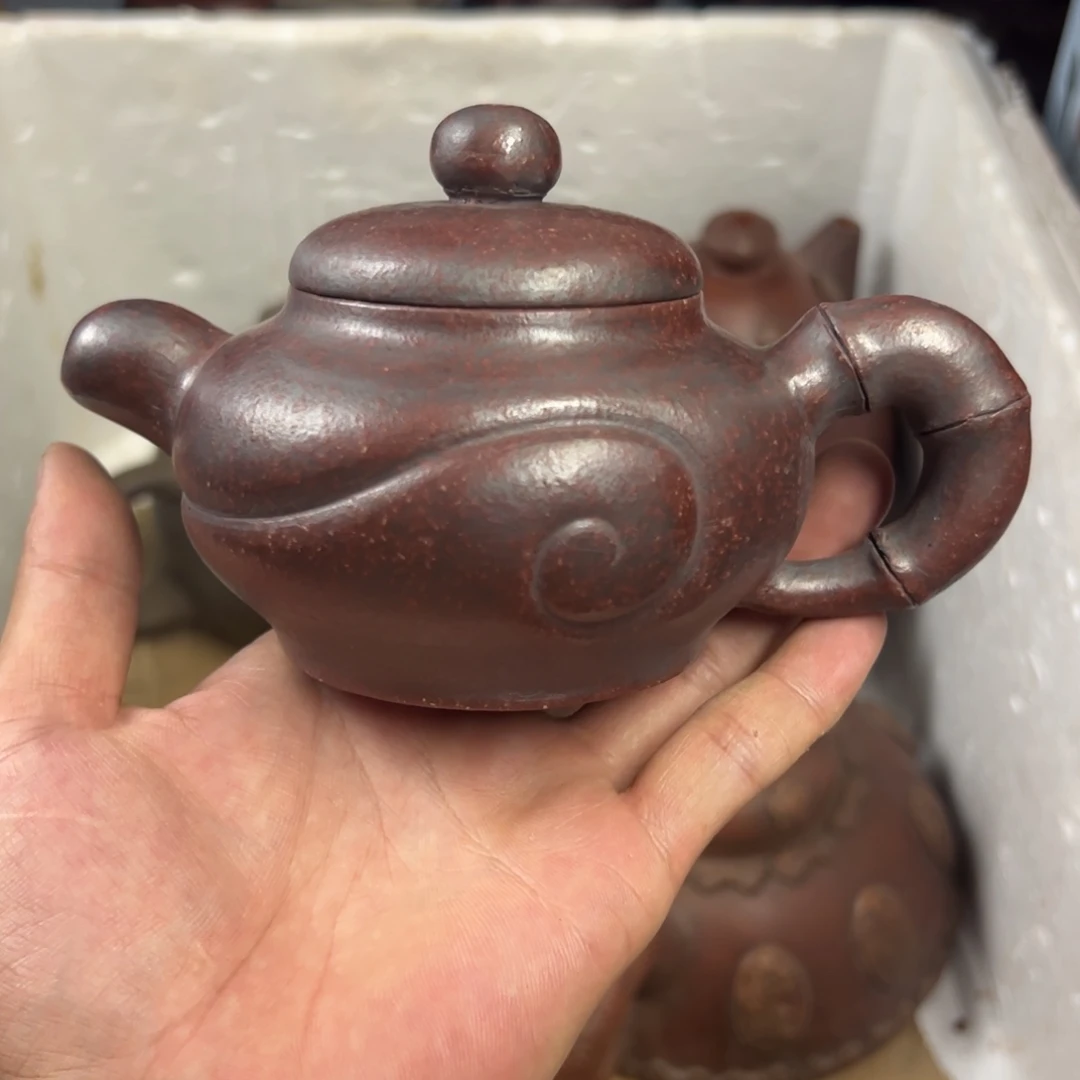茶壶紫砂宜兴原矿紫砂壶260毫升容量