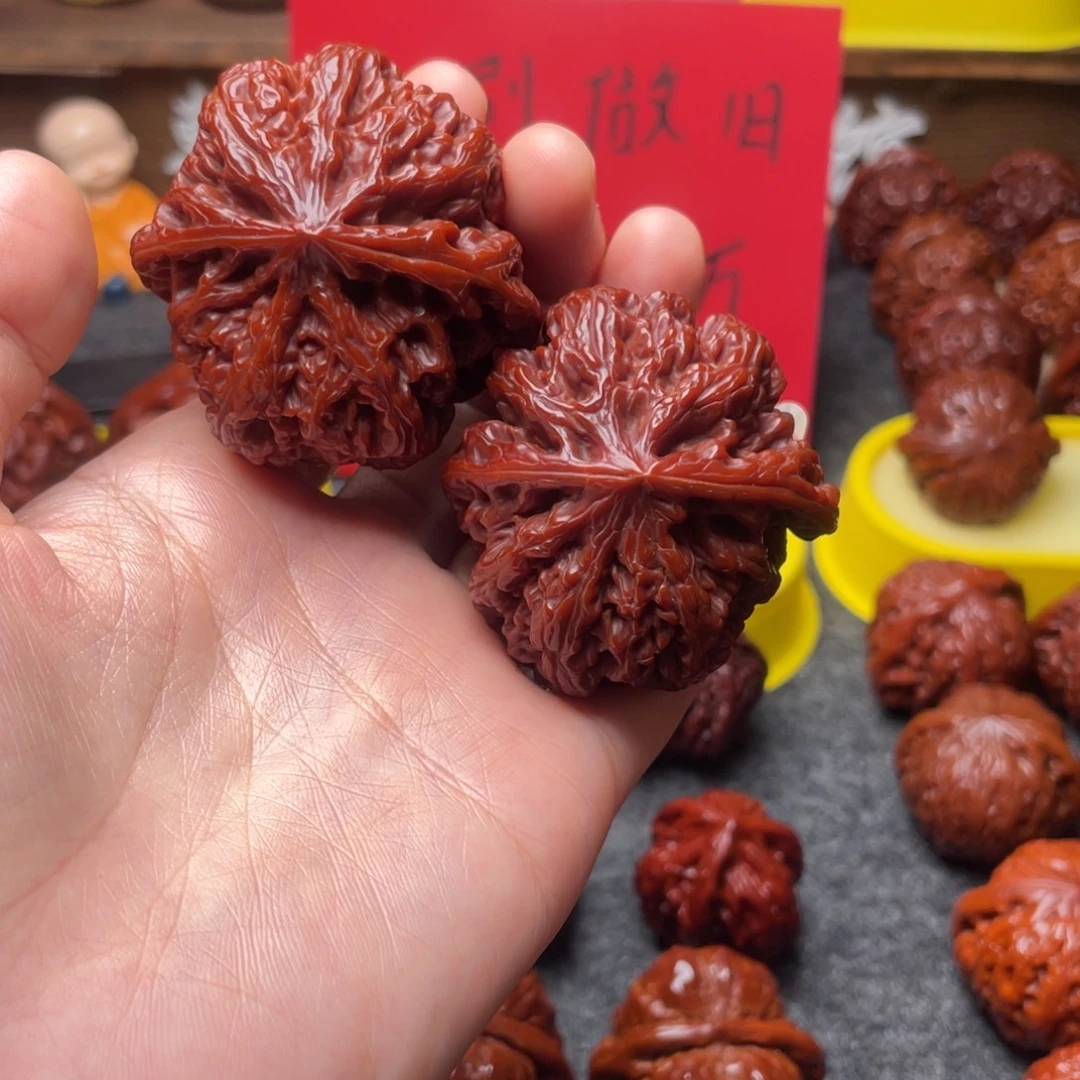 文玩核桃吊坠文玩核桃 手把件 大粗筋 49