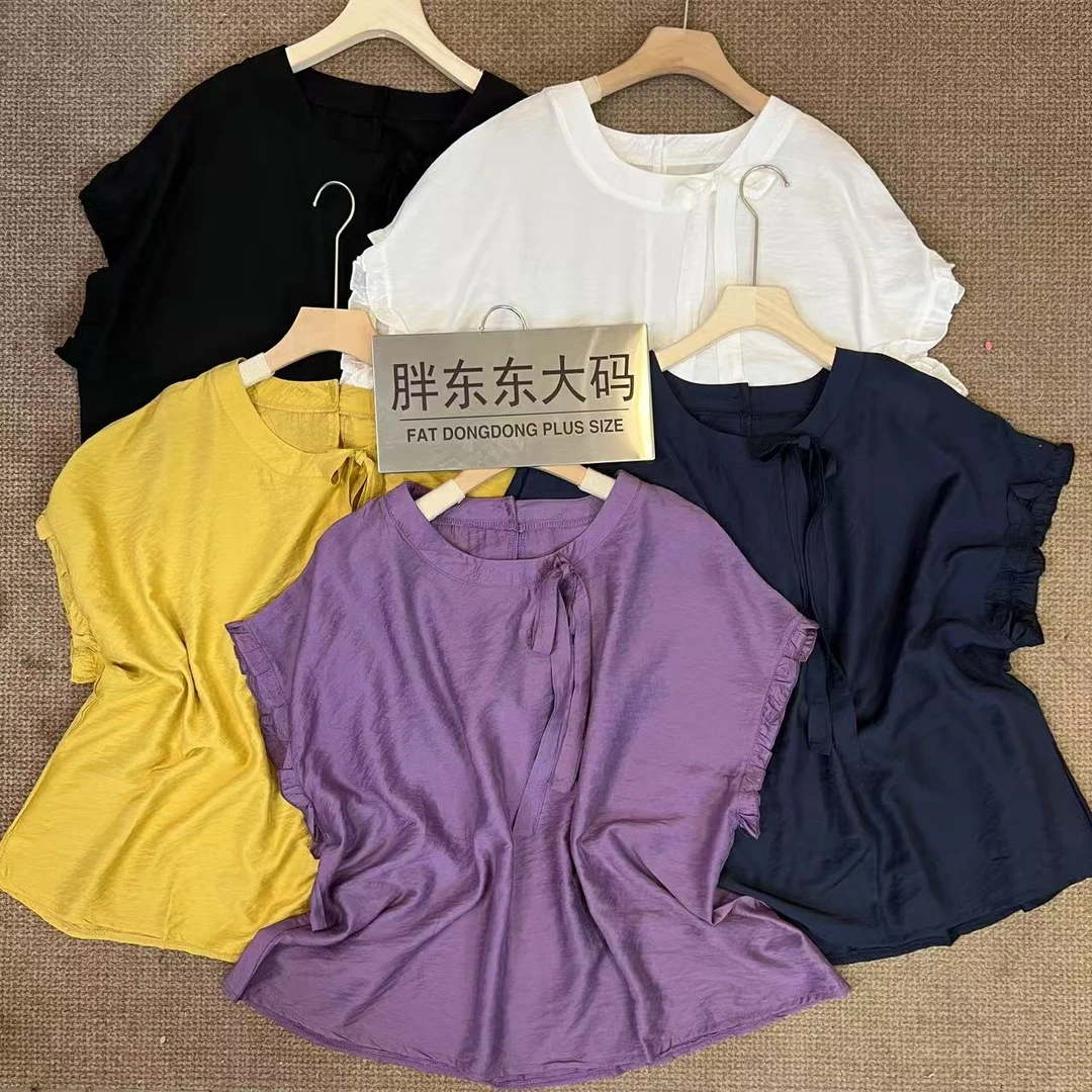 「月光舒曼」东东家*9557大码新款设计感休闲宽松显瘦百搭上衣