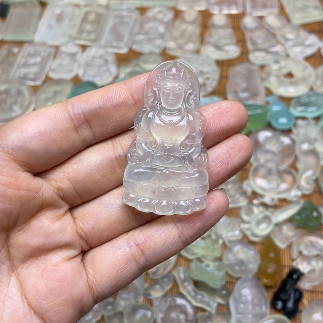 未镶嵌蛇纹石玉颈饰