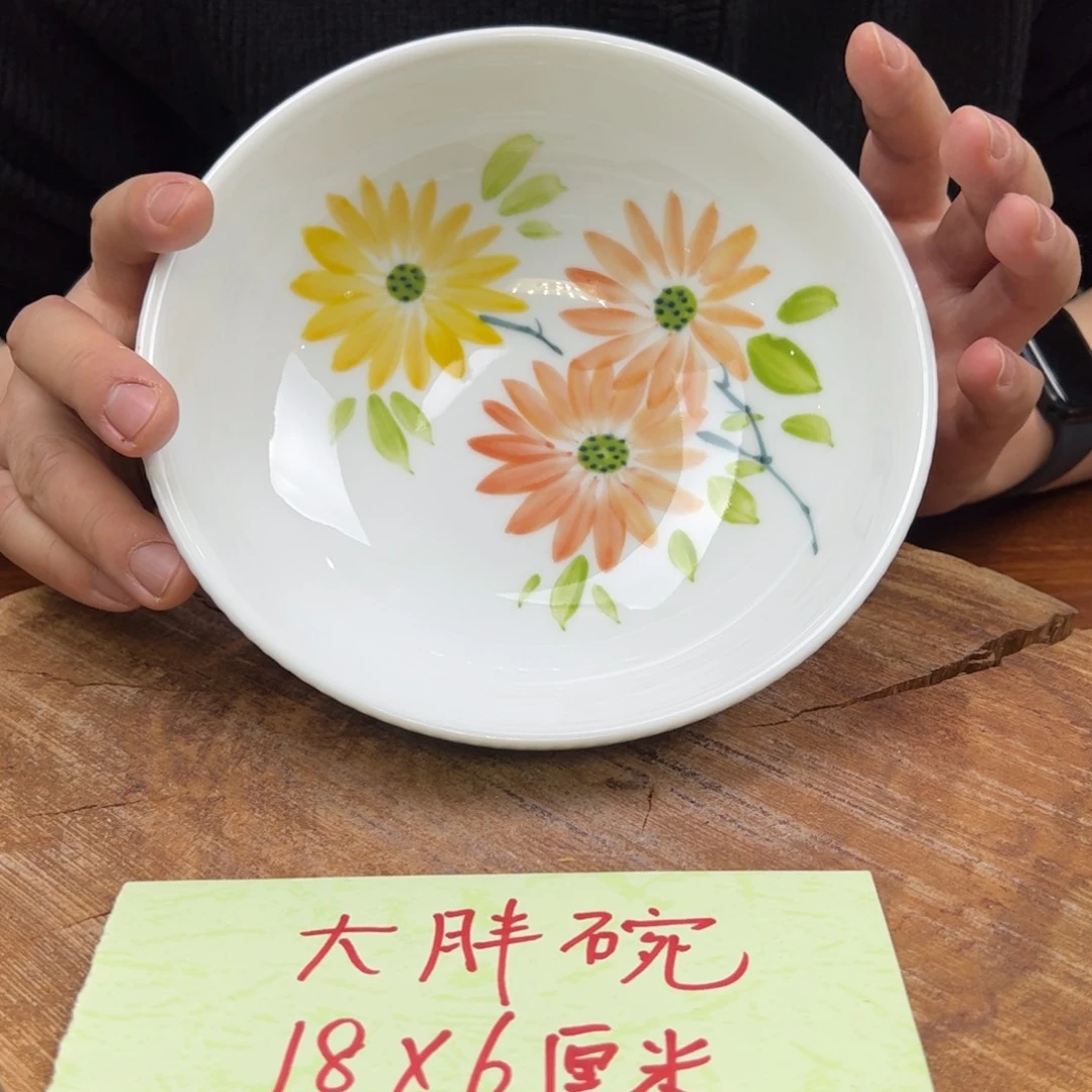 瓷片景德镇陶瓷手工手绘制作