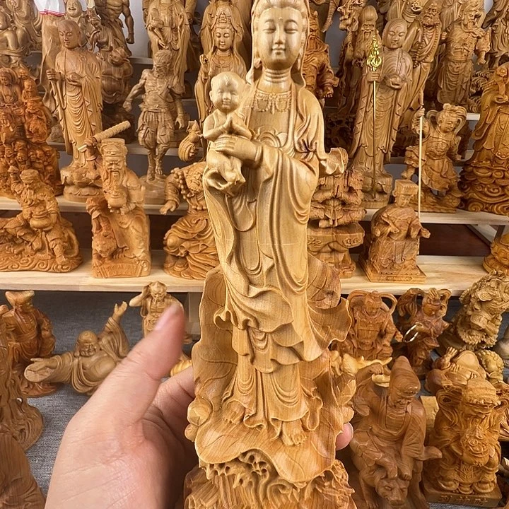 柏木(崖柏)林*送子观音微瑕