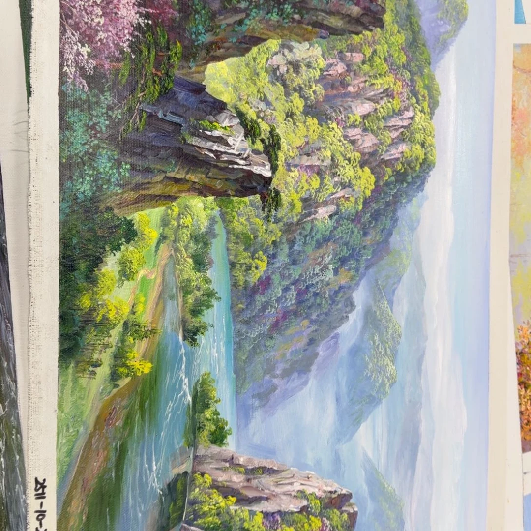 油画在干嘛啊我的天