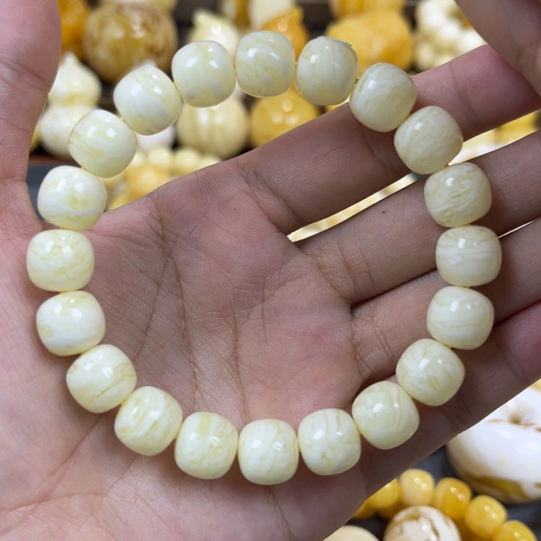 手串琥珀未镶嵌同料11.1mm