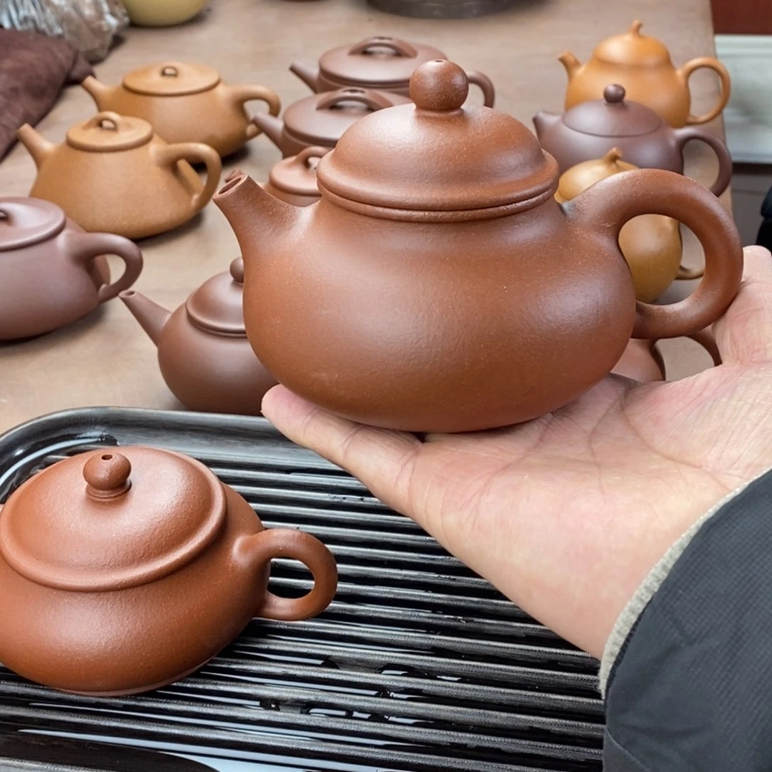 紫砂茶壶君紫砂壶容天