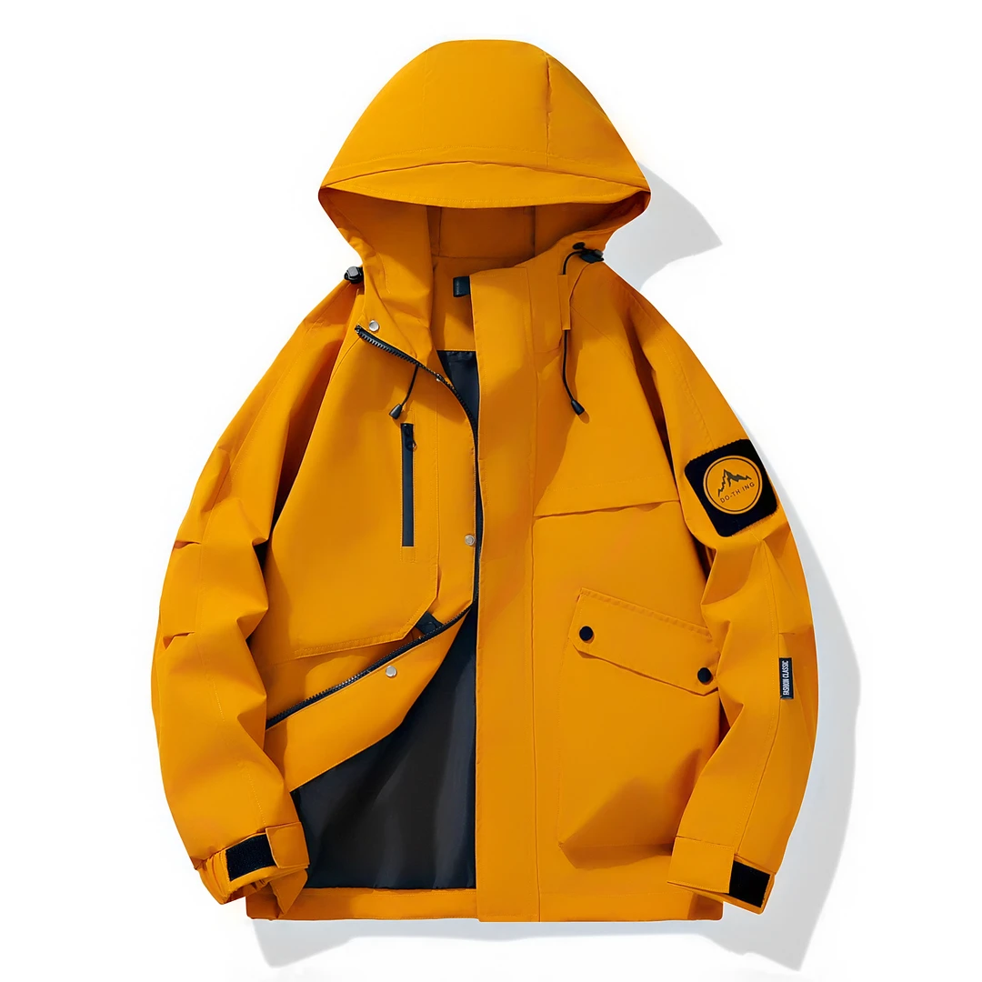 5088七型男女同款夹克2025春季运动休闲防风户外连帽宽松夹克