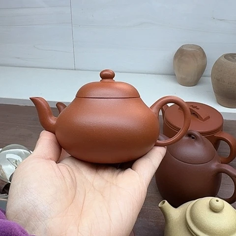 朱泥茶壶茶壶茶壶反***动